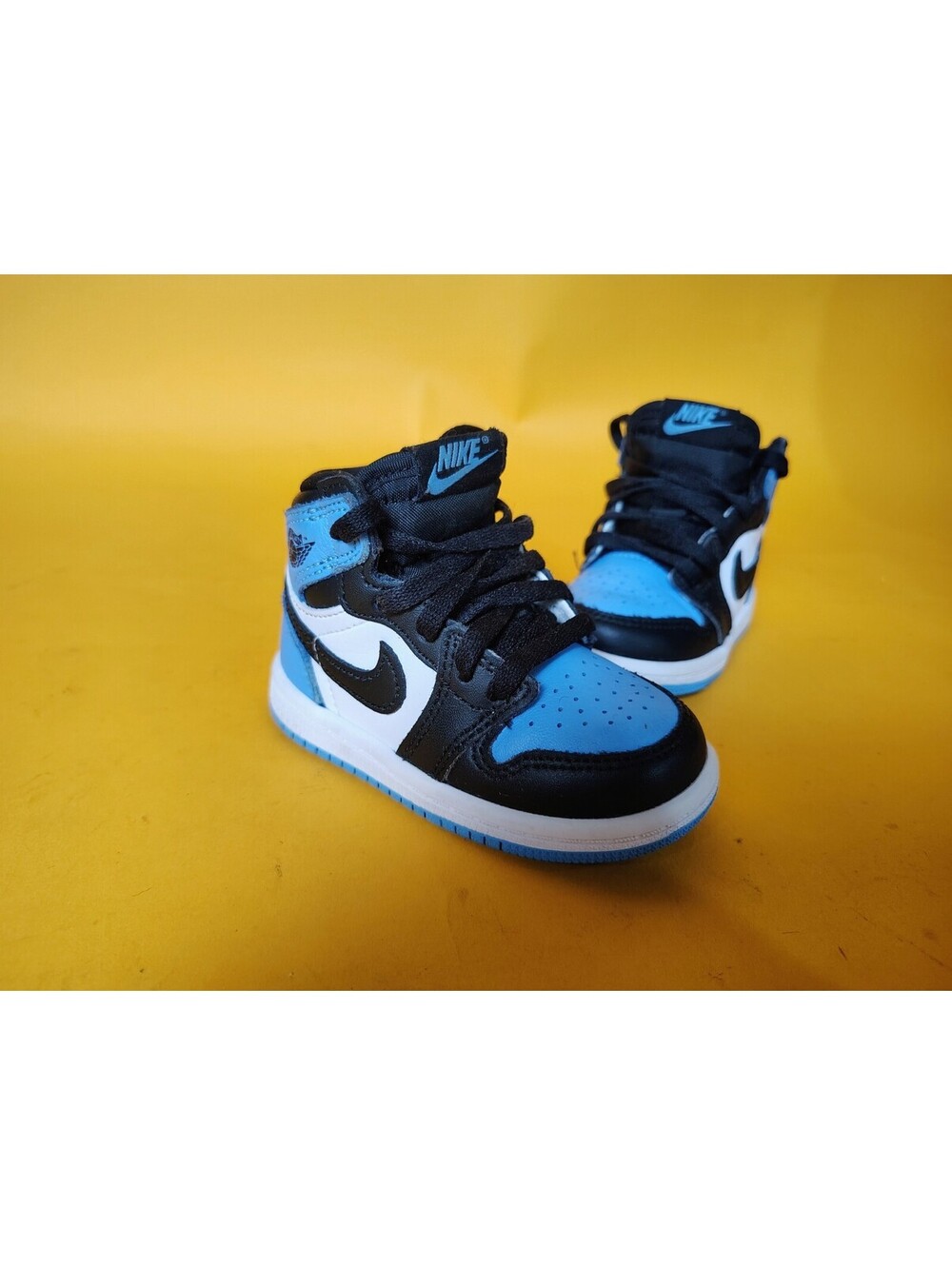 Nike Air Jordan 1 Retro High OG TD UNC Toe Toddler Shoes Size 5C FD1413-400 Vtg